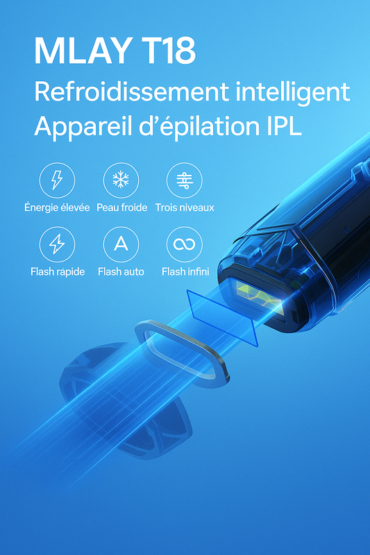 MLAY™ T18 – L’Épilateur Glacé Prémium