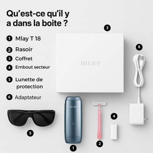 MLAY™ T18 – L’Épilateur Glacé Prémium